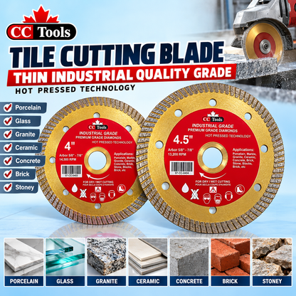 Tile Cutting Blade. Thin, Industrial Grade.