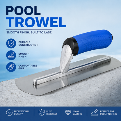 Pool Trowel (Blue Handle)