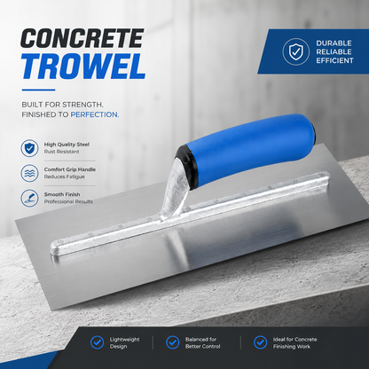 Plastering Trowel Finishing (Blue Handle)
