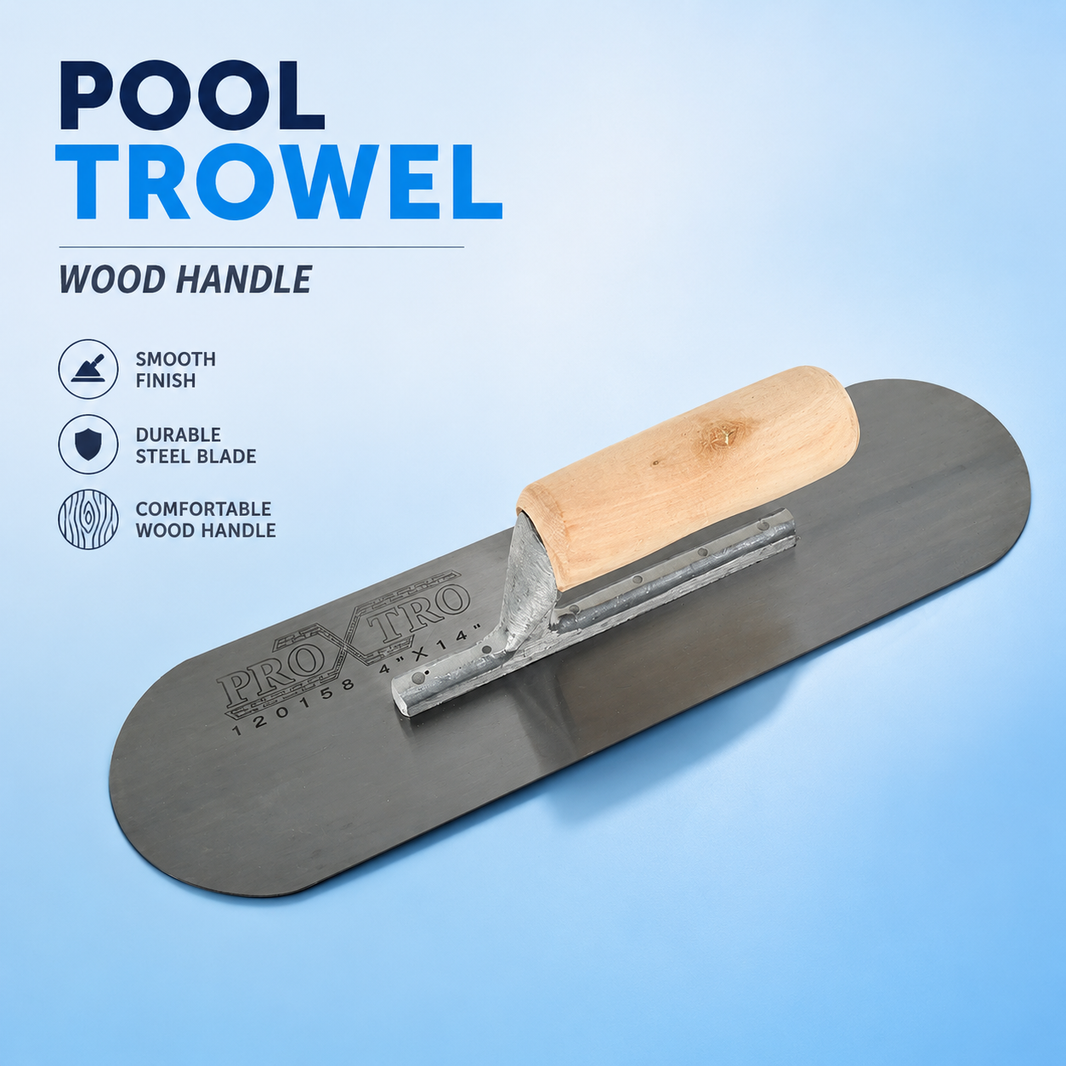 Pool Trowel (Wood Handle)