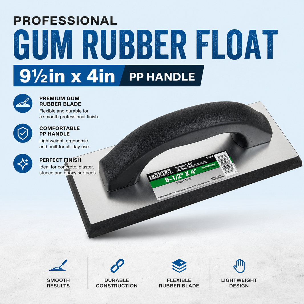 Professional Gum Rubber Float PP Handle
