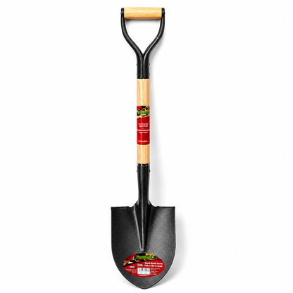 Shovel Round Point 39in x 8-1/2in Blade Wood D-Handle
