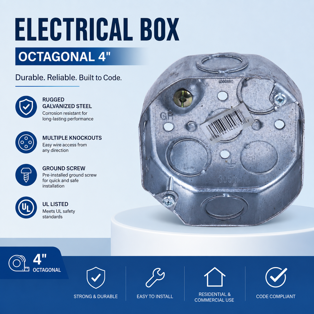 Electrical Box Octagonal 4"