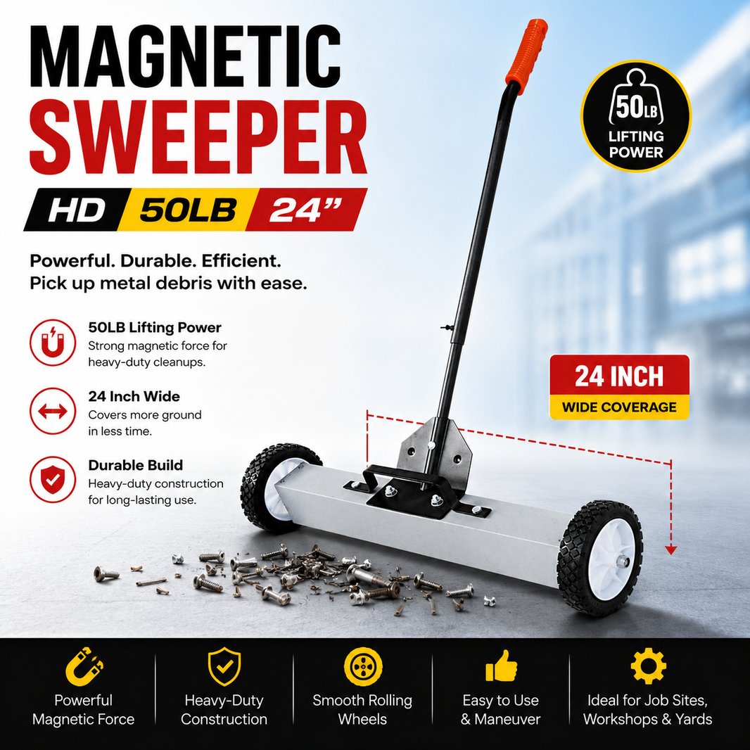 Magnetic Sweeper HD 50lb 24in