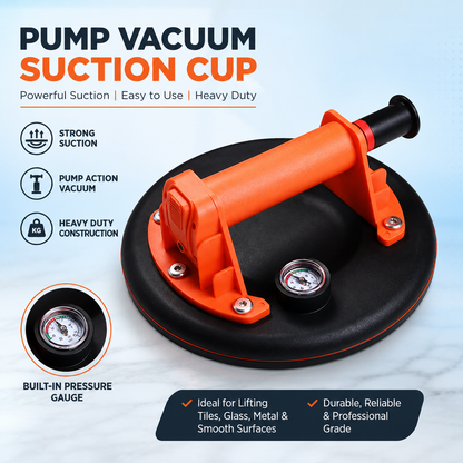 Vacuum Suction Cup Lifter Single 8"