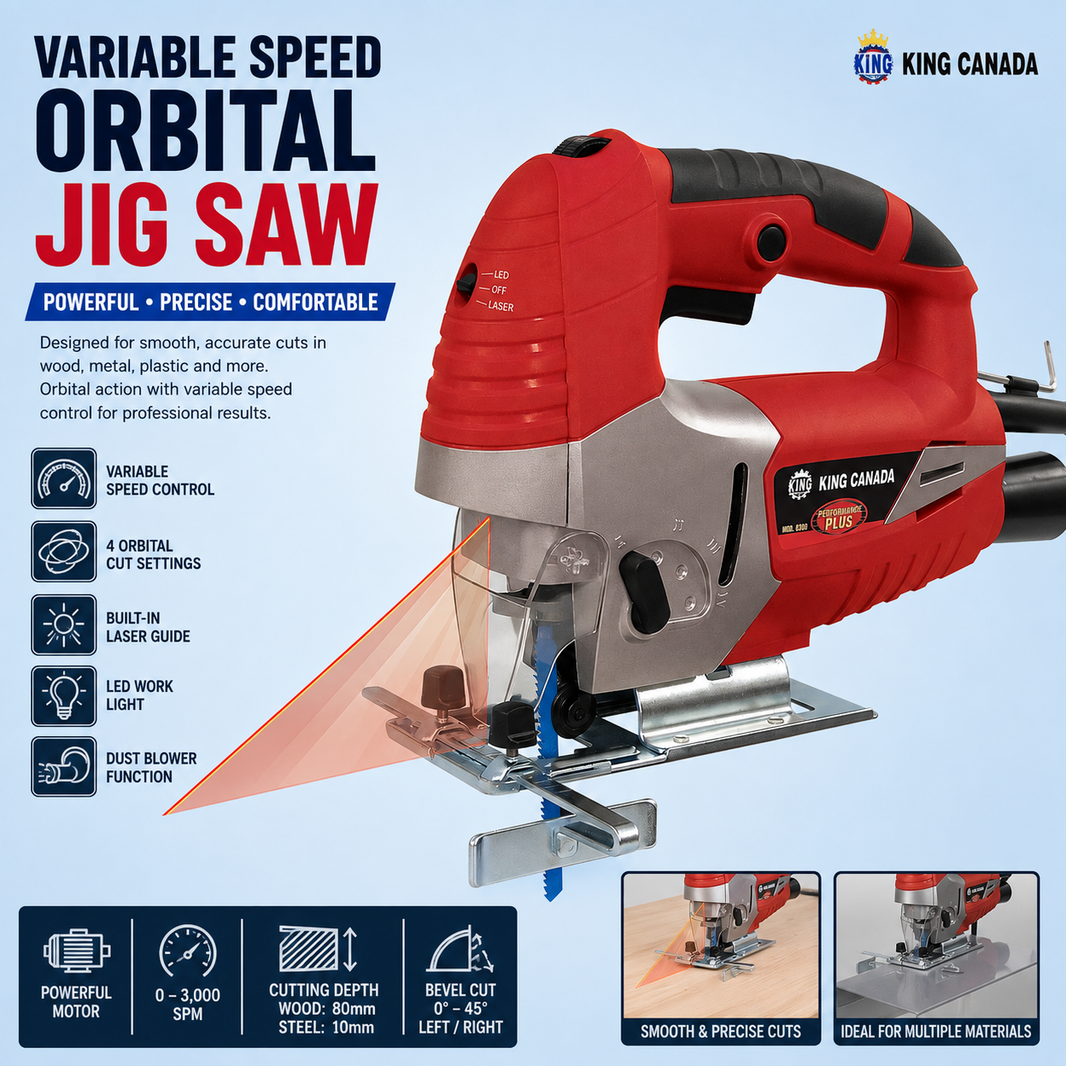 VARIABLE SPEED ORBITAL JIG SAW