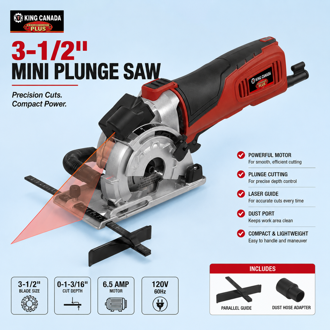 3-1/2" MINI PLUNGE SAW