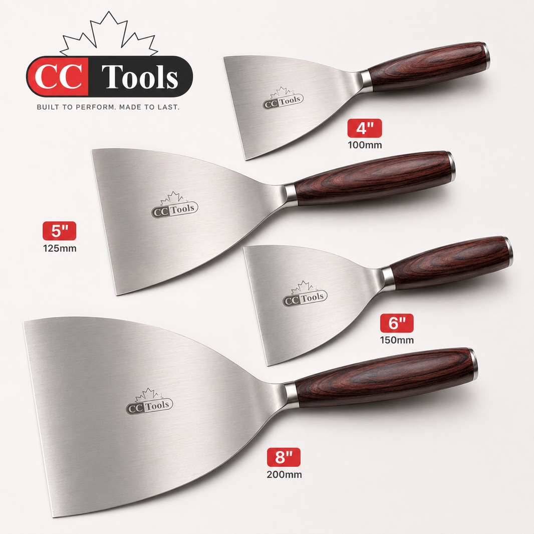 Putty Knives -Stylish Wood Handle