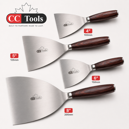 Putty Knives -Stylish Wood Handle