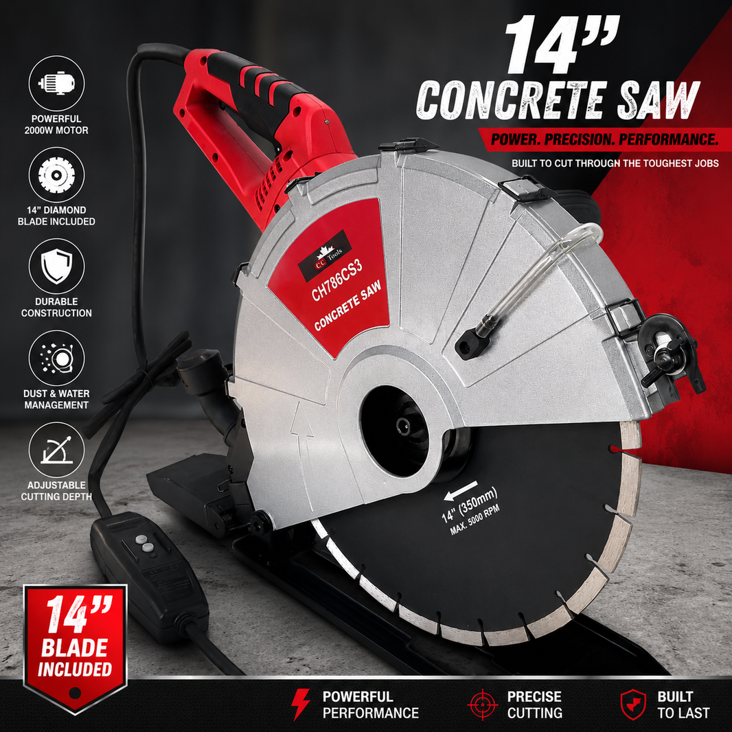 Electric Concrete Saw 14"