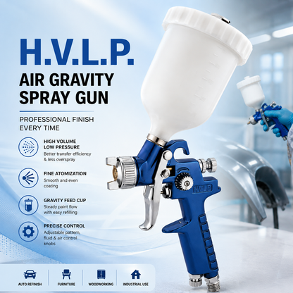 H.V.L.P. AIR GRAVITY SPRAY GUN