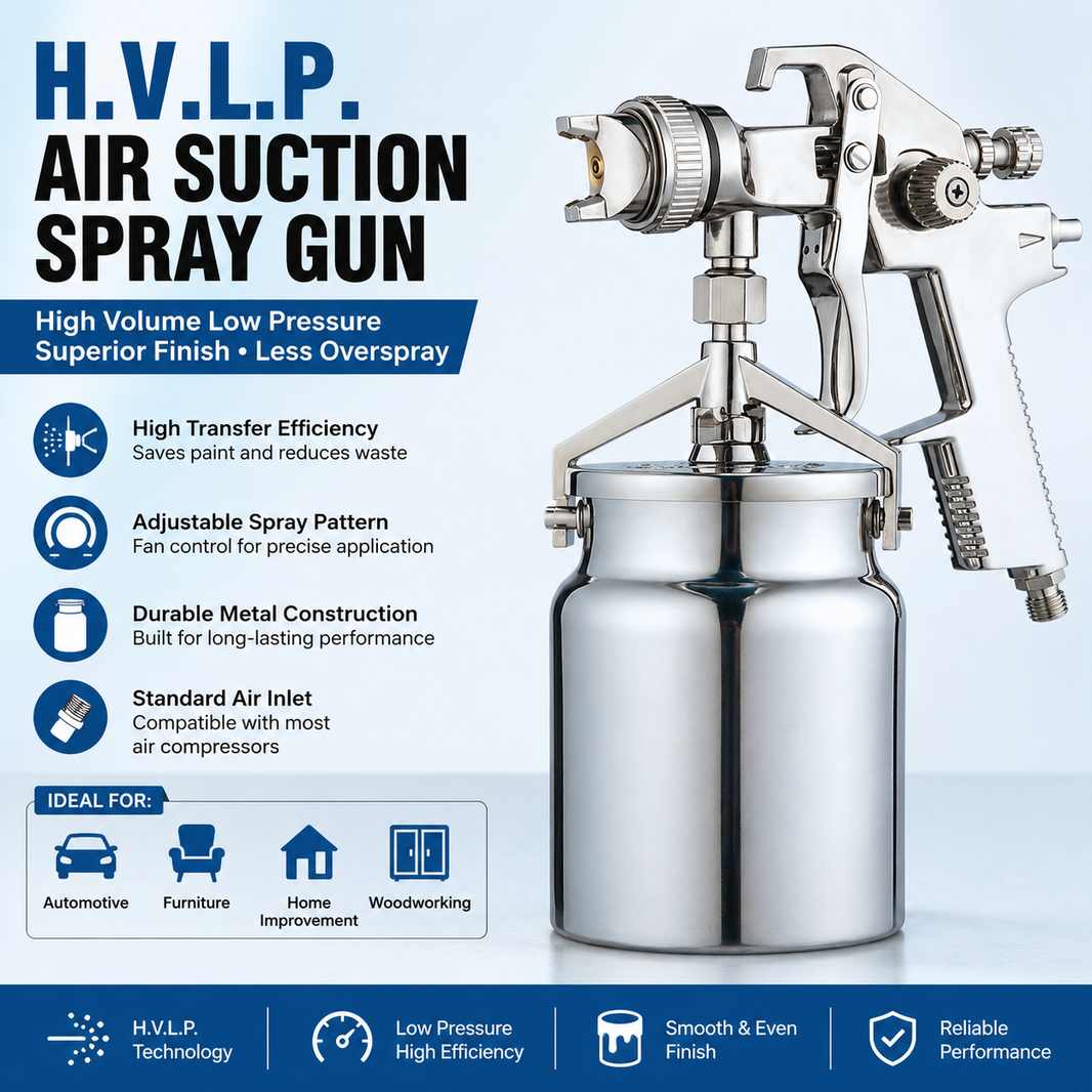 H.V.L.P. AIR SUCTION SPRAY GUN