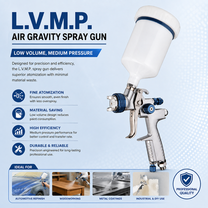L.V.M.P. AIR GRAVITY SPRAY GUN