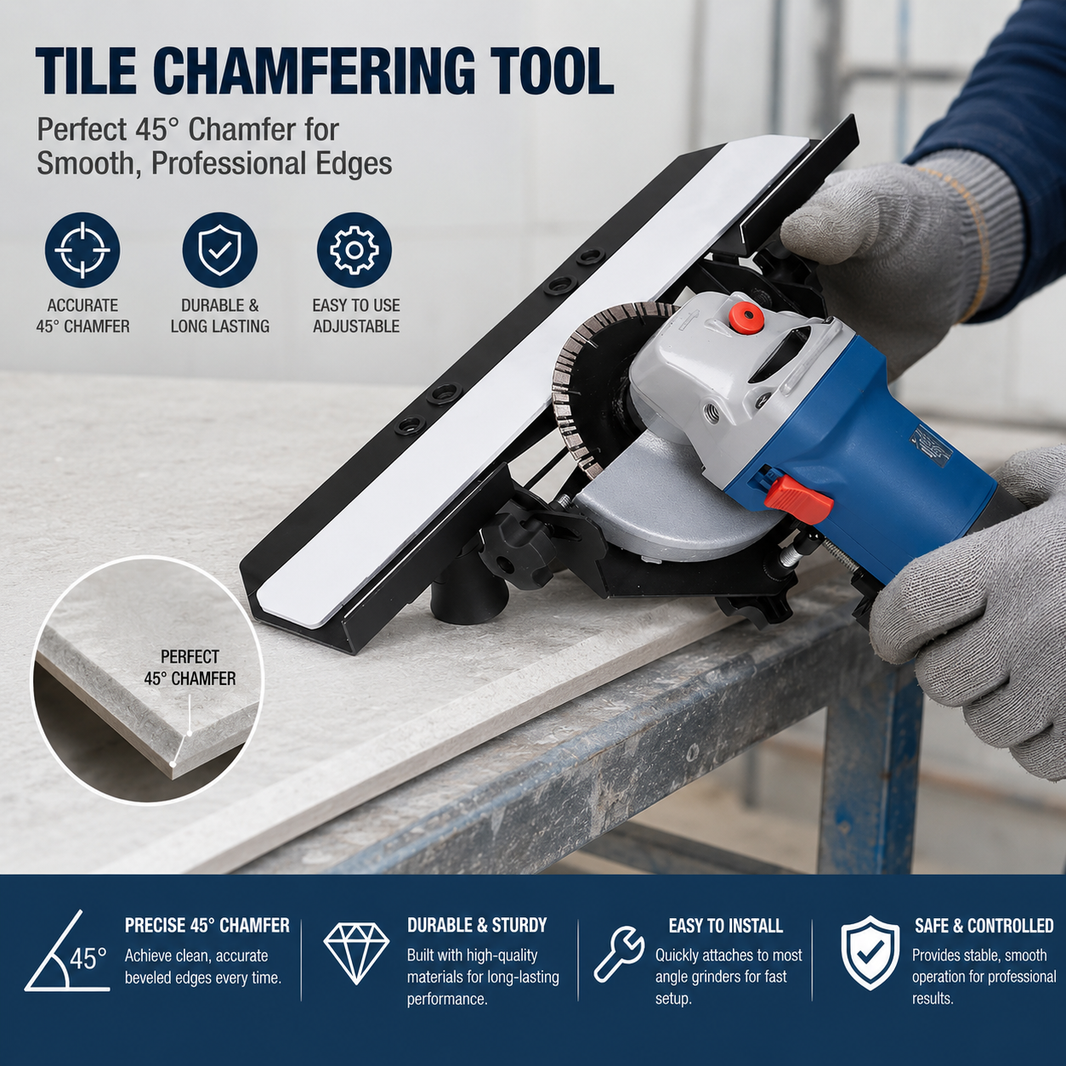 45° Angle Grinder Chamfer Bracket