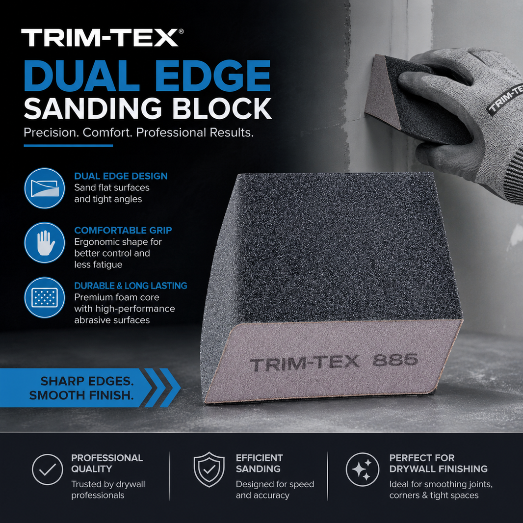 Trim-Tex Dual Angle Sanding Block