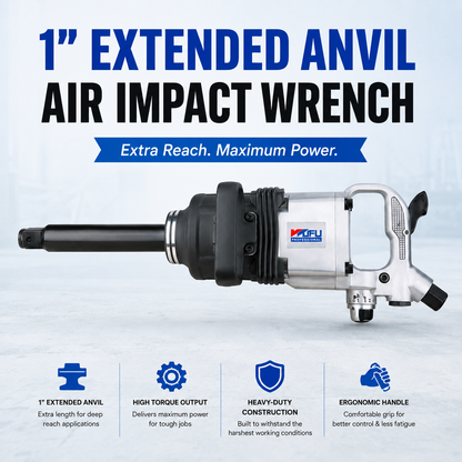 1” EXTENDED ANVIL AIR IMPACT WRENCH