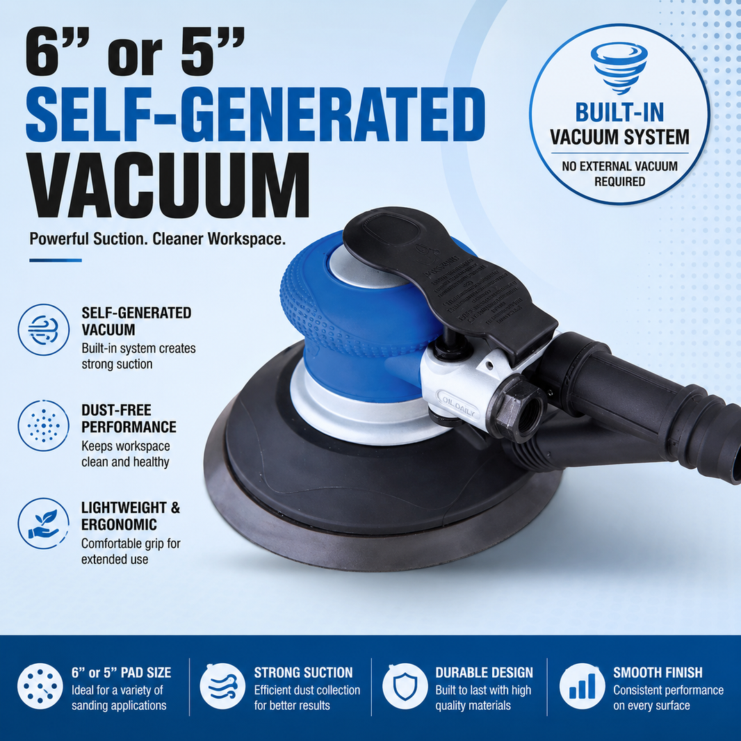 6” or 5” SELF-GENERATED-VACUUAM