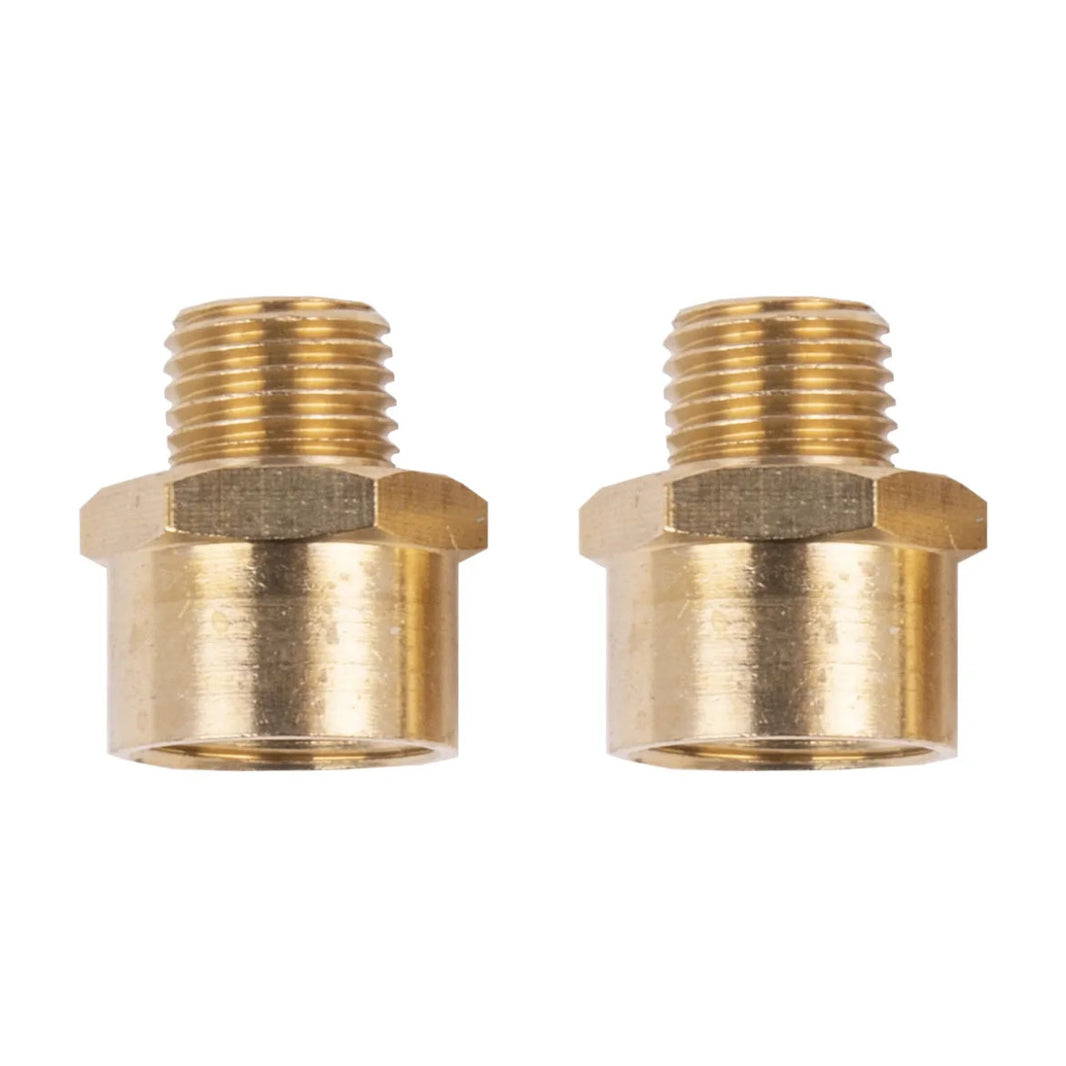 2pc Adaptor 1/4in M x 3/8in F