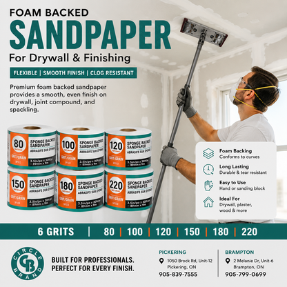 Foam Backed Sandpaper Roll